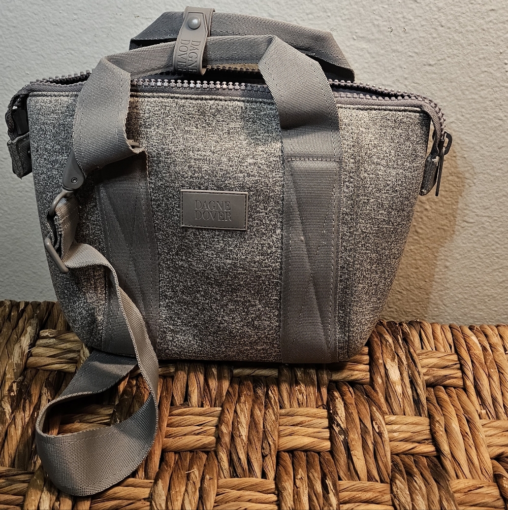 Dagne Dover Heathered Gray Crossbody Bag